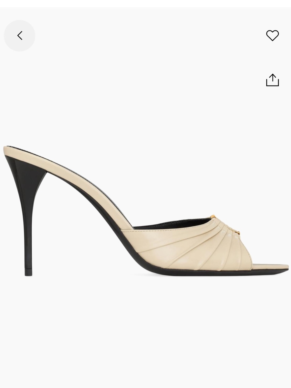 Saint Laurent Babylone Mules
